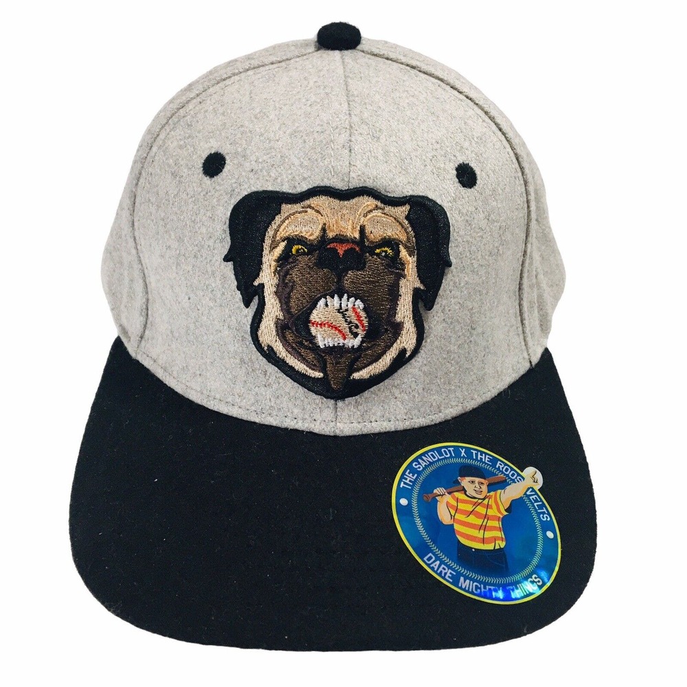RSVLTS x Sandlot Baseball Movie Roosevelts Snapback Hat Cap Growling Dog Logo